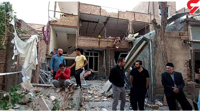 ریزش و تخریب وحشتناک ۳ خانه در تبریز